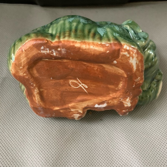 Ceramic elephant bamboo succulent planter - Picture 7 of 10